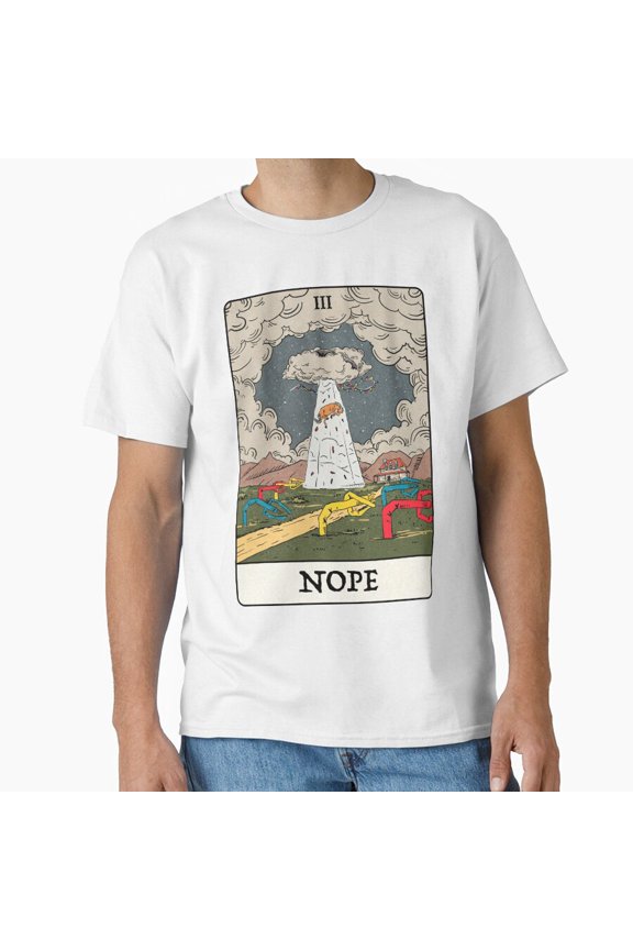 Nope Tarot Peele Sci-Fi Thriller Alien Cloud Card Edition 2 T-Shirt