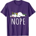 thumbnail image 1 of Nope Unicorn Nah Not Gonna Do It Funny Lazy Gift Unisex T-Shirt for Men Women Kids Toddler,Purple Color,Size 2XL, 1 of 5