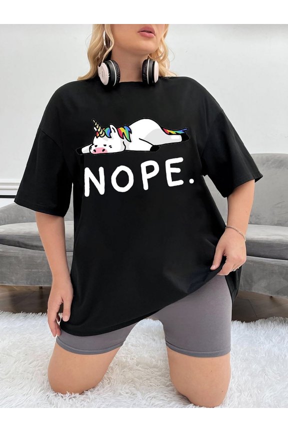 Nope Unicorn Tee