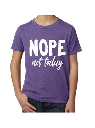 Girl's Lilo & Stitch Nope Not Today T-shirt - White - Small : Target