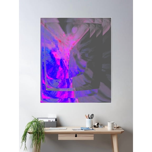 Nope3 Poster Wall Art, Modern Wall Decor For Living Room Bedroom, 24x36 UNFRAMED