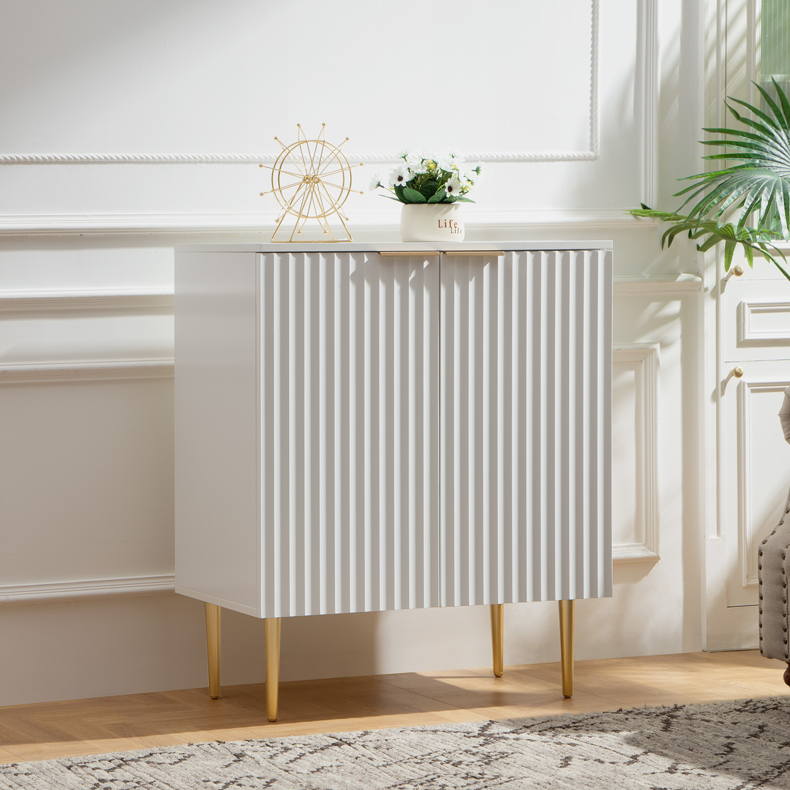 Nopurs Sideboard Buffet Kitchen Buffet with Adjustable