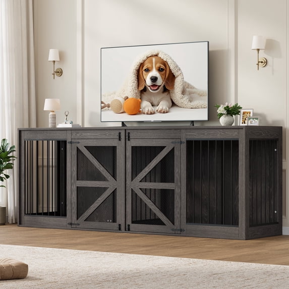 Curated visual reference: Nor Axio 94 5 Double Dog Crate Furniture Heavy Duty Photo Inspiration