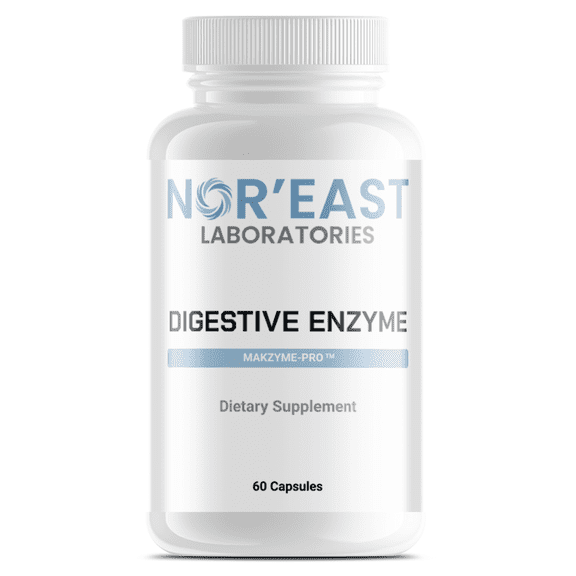 Nor'East Laboratories Digestive Enzyme Dietary Supplement, 60 Count
