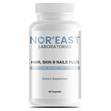 Nor'East Laboratories Hair Skin and Nails Plus – Dietary Supplement, 60 Count