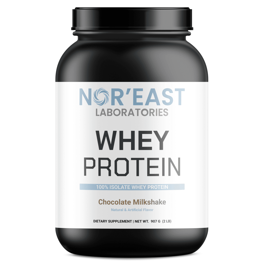 Nor'East Laboratories Whey Protein Isolate, Protein Powder, Chocolate, 2 Lb.