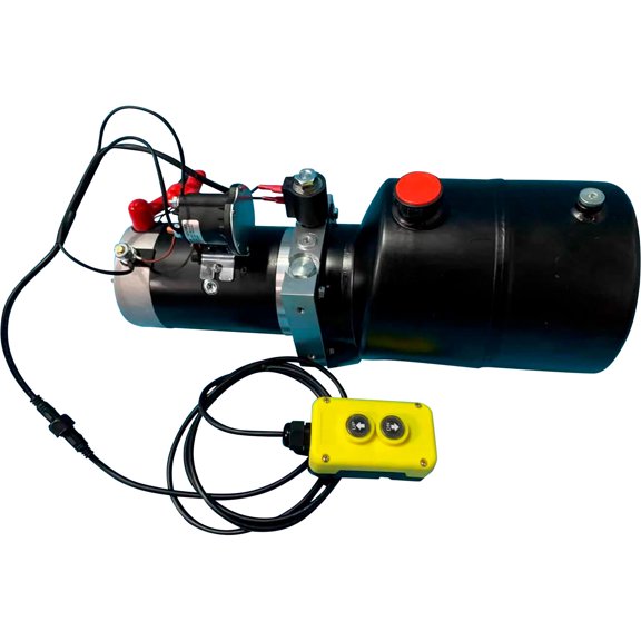 NorTrac 12 Volt DC Hydraulic Power Unit, L-H-L, Single Acting