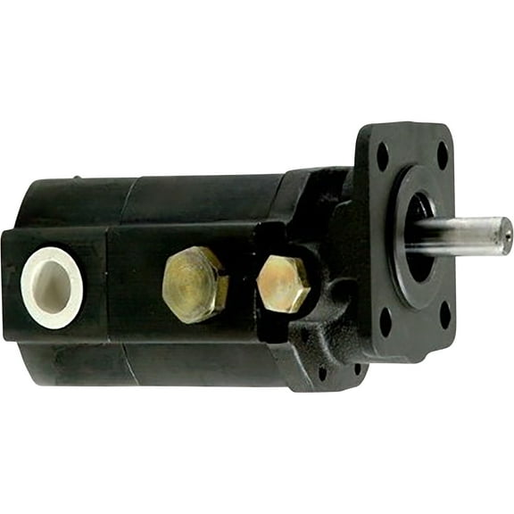 NorTrac Cast Iron Two-Stage Hydraulic Pump, 5 GPM, 1/2in. Dia. Shaft, Model# CBT-4.2/1.6