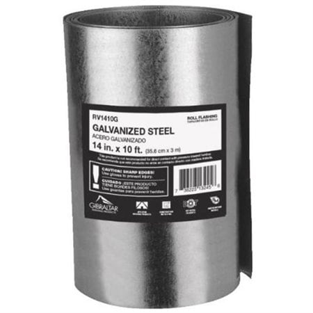 NorWesco 14 In. x 10 Ft. Mill Galvanized Roll Valley Flashing 518942