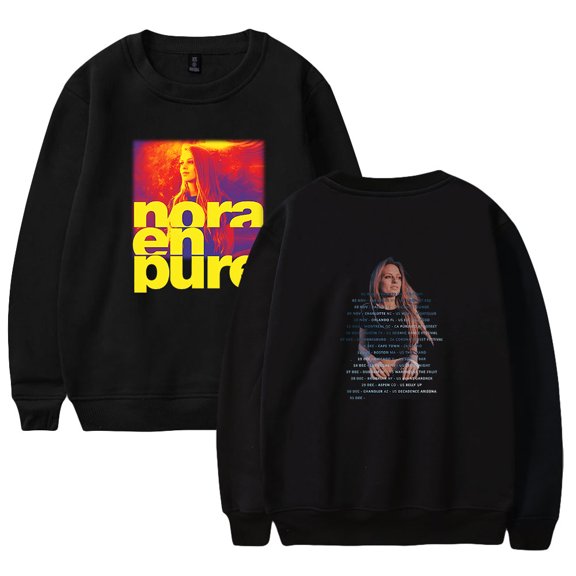 Nora En Pure The Tour 2024 Crewneck Long Sleeve Streetwear Women Men Sweatshirt