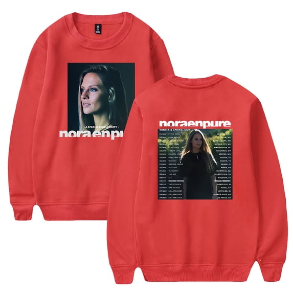Nora En Pure The Tour 2024 Crewneck Long Sleeve Streetwear Women Men Sweatshirt