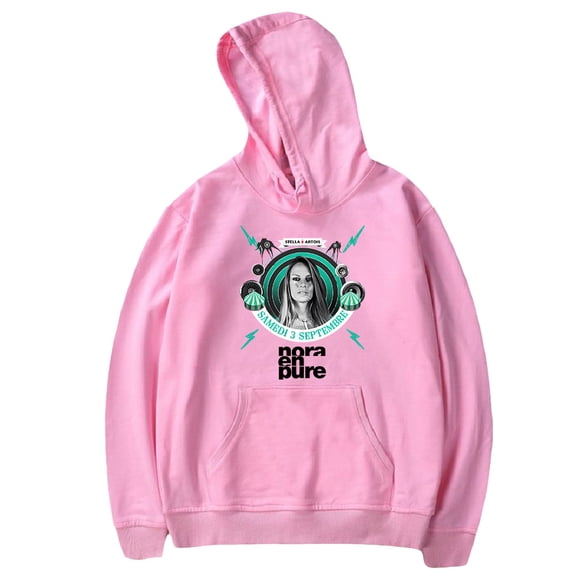 Nora En Pure Tour 2024 Hoodie Unisex Daily Commuter Fashion Printed Pullover