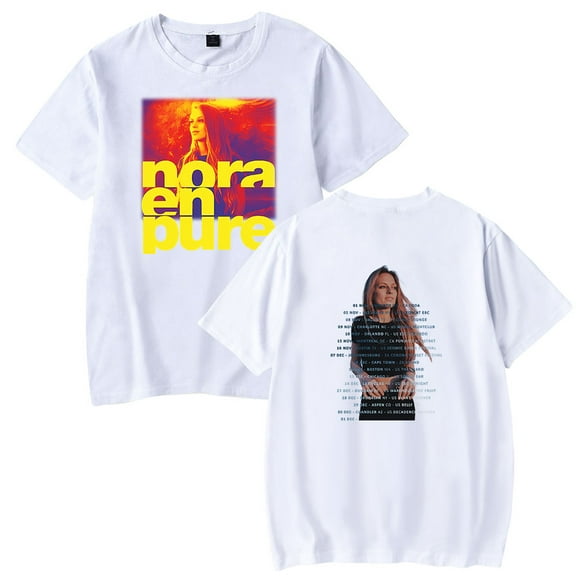 Nora En Pure Tour 2024 Merch T-Shirt Casual Short Sleeved T Shirt Unisex Tee