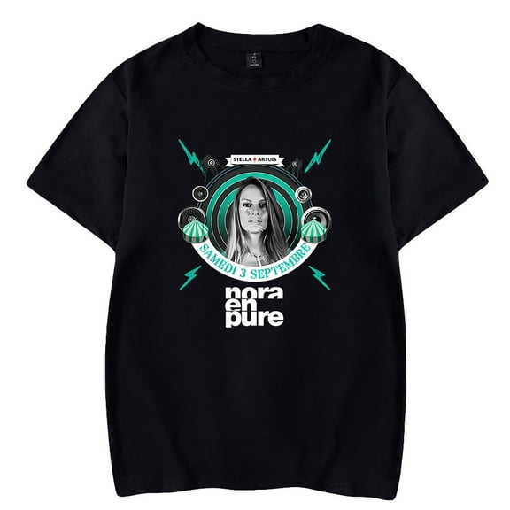 Nora En Pure Tour 2024 Merch T-Shirt Casual Short Sleeved T Shirt Unisex Tee