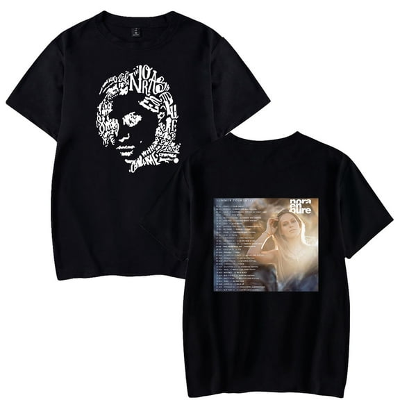 Nora En Pure Tour 2024 Merch T-Shirt Casual Short Sleeved T Shirt Unisex Tee