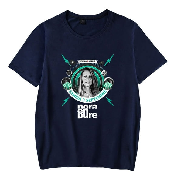 Nora En Pure Tour 2024 Merch T-Shirt Casual Short Sleeved T Shirt Unisex Tee
