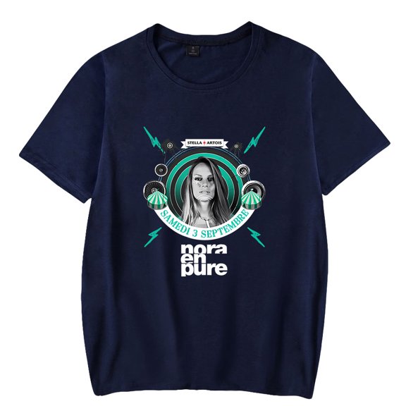 Nora En Pure Tour 2024 Merch T-Shirt Casual Short Sleeved T Shirt Unisex Tee