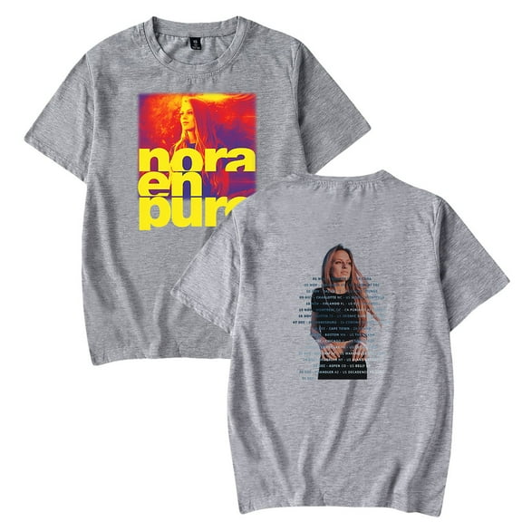 Nora En Pure Tour 2024 Merch T-Shirt Casual Short Sleeved T Shirt Unisex Tee