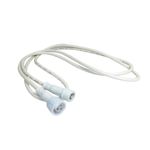 Nora Lighting NEFLINTW-EW-4 Flin 4' Quick Connect Linkable Extension Cable - White