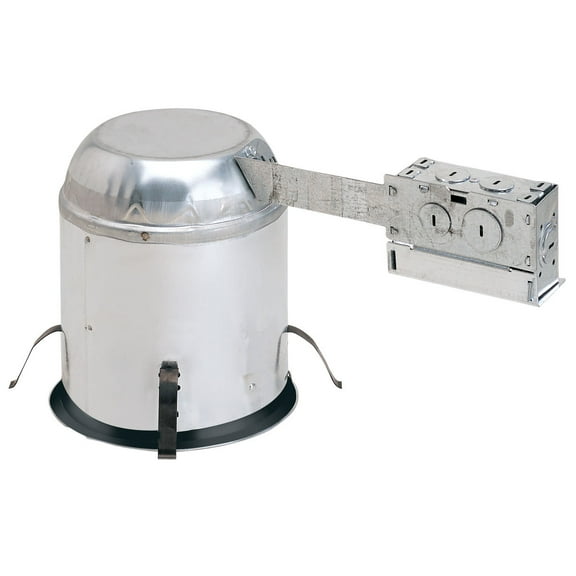6 in., 100 Watt Max. Remodel Line Housing, Airtight, For Insulated Ceilings, 120V, Nora NHRIC-17QAT