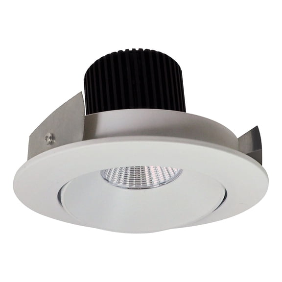 Nora Lighting NIO-4RC27XWW/10 Nora Lighting NIO-4RC27X/10 Iolite 4 LED Adjustable Recessed Trim - 2700K - 1000 Lumens - Cone Reflector