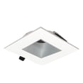 thumbnail image 1 of Nora Lighting NIOC-2SNDSQHW 2" Canless Iolite Square Downlight Trim - White, 1 of 3