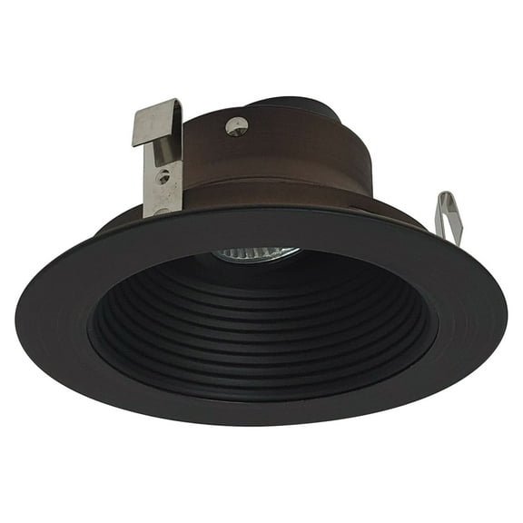 Nora Lighting NL-410BZ 4" Baffle Recessed Trim - Bronze