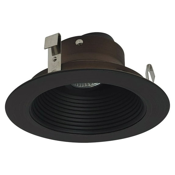 Nora Lighting Nl-410 4" Baffle Recessed Trim - Bronze