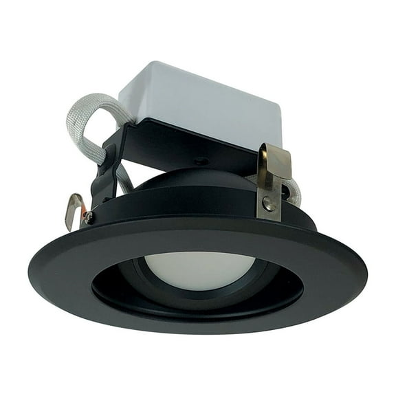 Nora Lighting Nlcbc-46935X Cobalt Adjustable 4" Led Adjustable Recessed Trim - Black