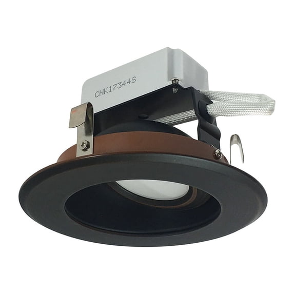 Nora Lighting NLCBC-46935XBZBZ Cobalt Adjustable 4" Led Adjustable Recessed Trim - Bronze