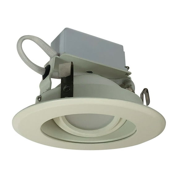 Nora Lighting NLCBC-46935XWWLE4 Cobalt Adjustable 4" Led Adjustable Recessed Trim - White