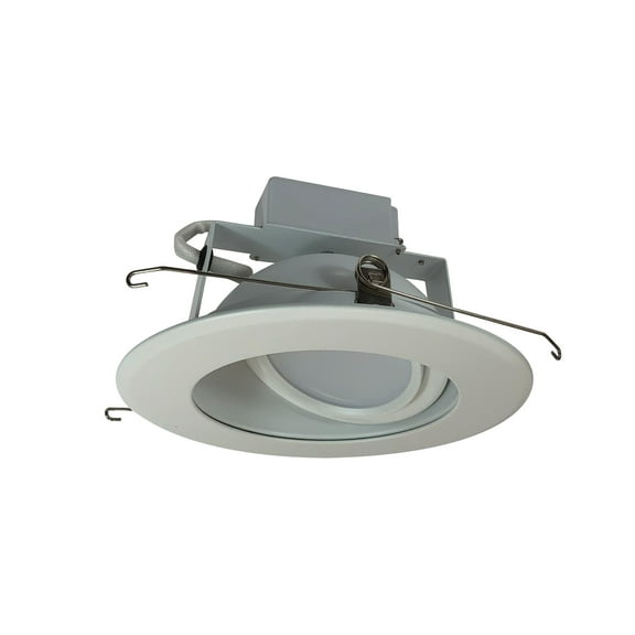 Nora Lighting Nlcbc-66930Xle4 Cobalt Adjustable 6" Led Adjustable Recessed Trim - White