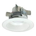 thumbnail image 1 of Nora Lighting Nlcbc2-45230/10 Cobalt 4" Integrated Led Baffle Recessed Trim - White, 1 of 1