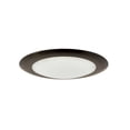 thumbnail image 1 of Nora Lighting Nlopac-R6509t2440 6" Ac Opal Led Flush Mount Bowl Ceiling Fixture - Natural, 1 of 1