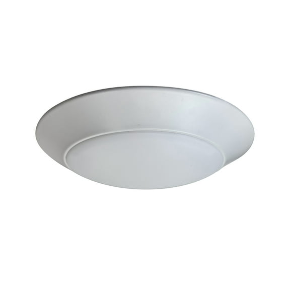Nora Lighting Nlopac-R6tw Opal 8" Wide Selectable Cct Led Flush Mount Ceiling Fixture -