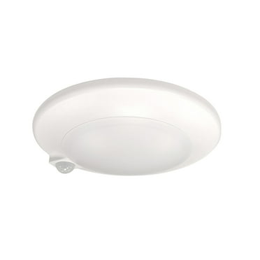 Nora Lighting Nlopac-R7ms30 Opal 8" Wide 3000K Led Flush Mount Ceiling Fixture - White