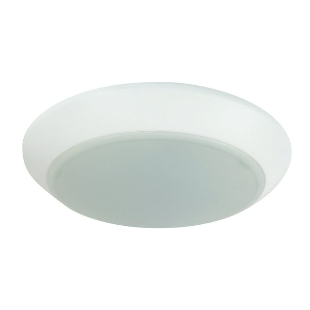 Nora Lighting Nlopac-R8t2440 Opal 9-1/2" 4000K Led Flush Mount Ceiling Fixture - White