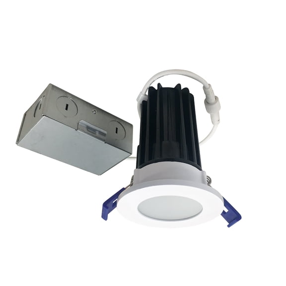 Nora Lighting NM2-2RDCS8527MPW M2 Led Canless Recessed Fixture 2" Shower Trim - White