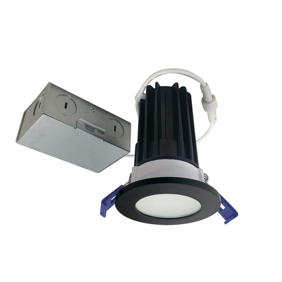 Open Box Nora Lighting Nm2-2Rdcs8530 M2 Led Canless Recessed Fixture 2" Shower Trim - Black
