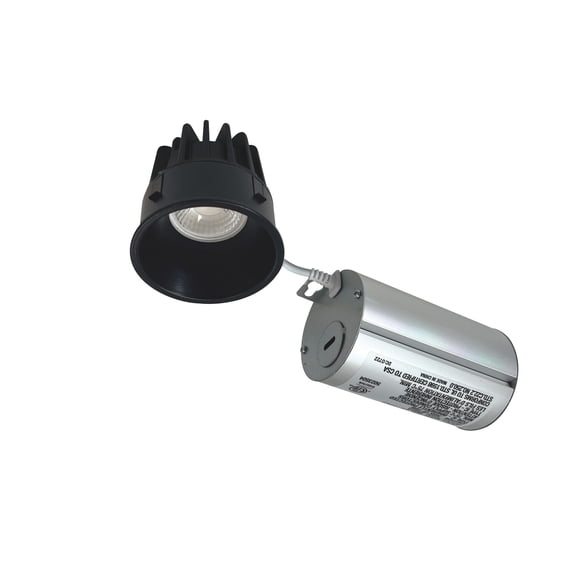 Nora Lighting NM2-2RTLDC6040BB M2 Led Canless Recessed Fixture - Black