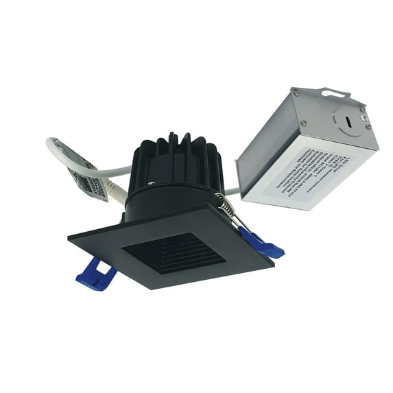 Nora Lighting Nm2-2Sb6030 M2 Led Canless Recessed Fixture 2" Square Baffle Trim - Black