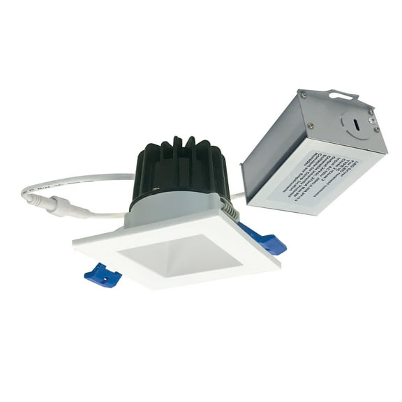Nora Lighting NM2-2SDC6030MPW M2 Led Canless Recessed Fixture 2" Square Trim - White