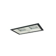 thumbnail image 1 of Nora Lighting Nmiot-12-B-Ff-35X-10 Iolite 5" Integrated Led Square Recessed Trim - White, 1 of 6