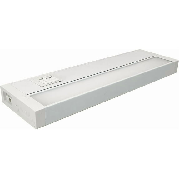 Nora Lighting Nora NUDTW-882223345WH LEDUR Selectable CCT & Output 120V Edge-Lit LED Undercabinet,27003000350040005000K (White,22 Inch )