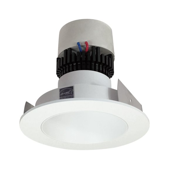 Nora Lighting NPR-4RNDC30XMPW Pearl 4" Led Recessed Trim - Matte Powder White / Matte