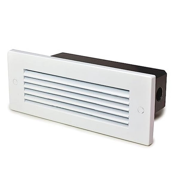 Nora NSW-841/32W 4W Dimmable LED Brick Step Light (Requires NSW-800 Housing) (White, Horizontal Louver)