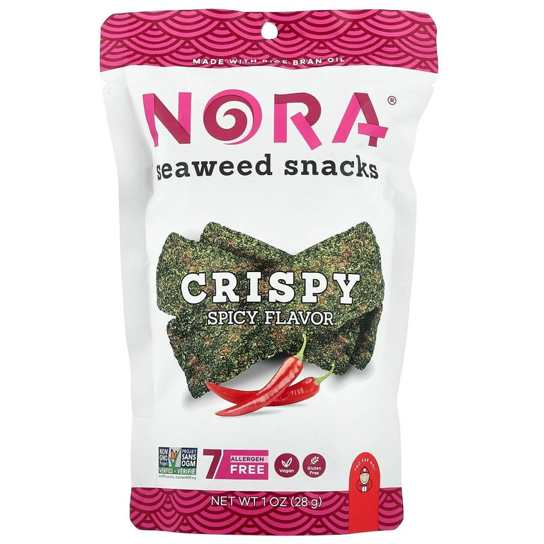 【希少】BONBONERO×NORA’s Amazon.com: Original Crispy Seaweed Snacks by Nora, Low-Carb
