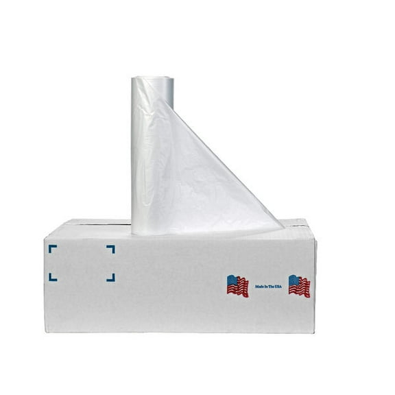 Noramco Super-Heavy Premium 1.5-mil Can Liners, 55 Gallons, 38" x 58", Clear, Pack Of 100