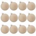thumbnail image 1 of Norbi 12Pcs Velvet Christmas Balls Christmas Tree Ball Velvet Christmas Ornaments Plastic Balls Xmas Decorative Hanging Ornaments Christmas Tree Decoration, 1 of 2