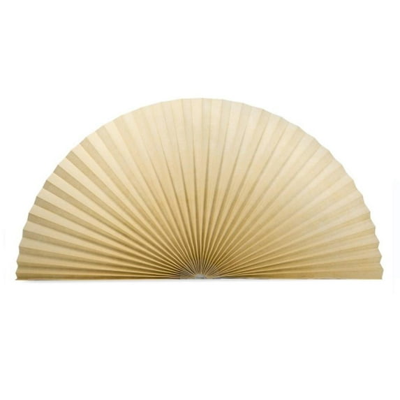 Norbi Arch Pleated Blinds Half Circle Window Shades Light Filtering Pleated Fabric Shade Semi-Blackout Blinds, Easy to Cut and Install